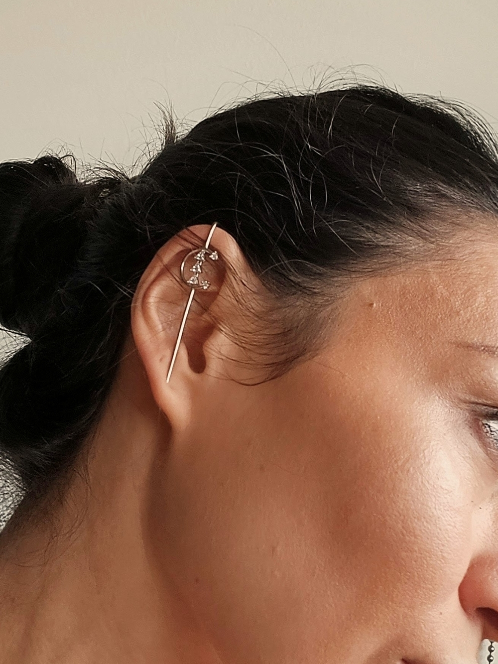 Minimalist Silver Ear Cuff